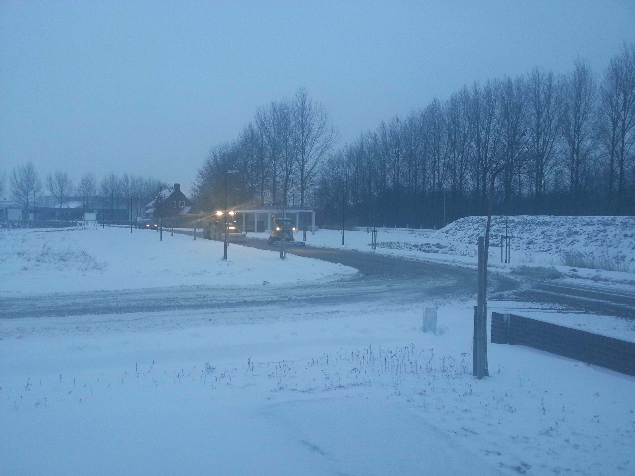 Winterdienst CROWkeur met C95 (avond)